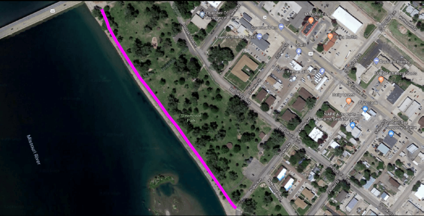 STEAMBOAT TRAIL REHAB MAP