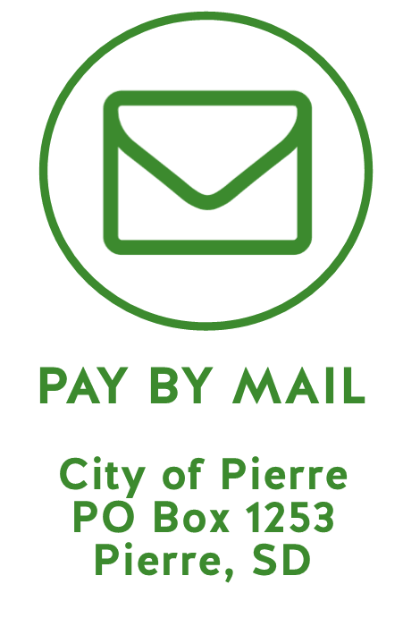Pay by Mail City of Pierre PO Box 1253 Pierre, SD