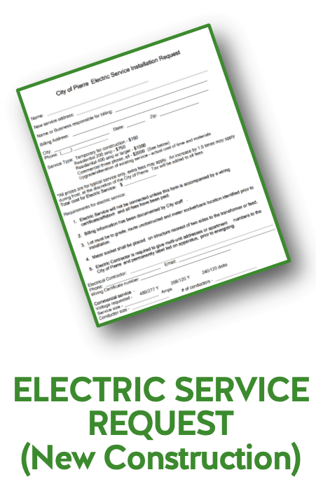 ELECTRIC PAGE_ELECTRIC SERVICE REQUEST
