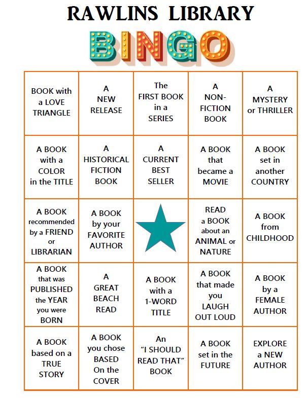 READING BINGO CARD
