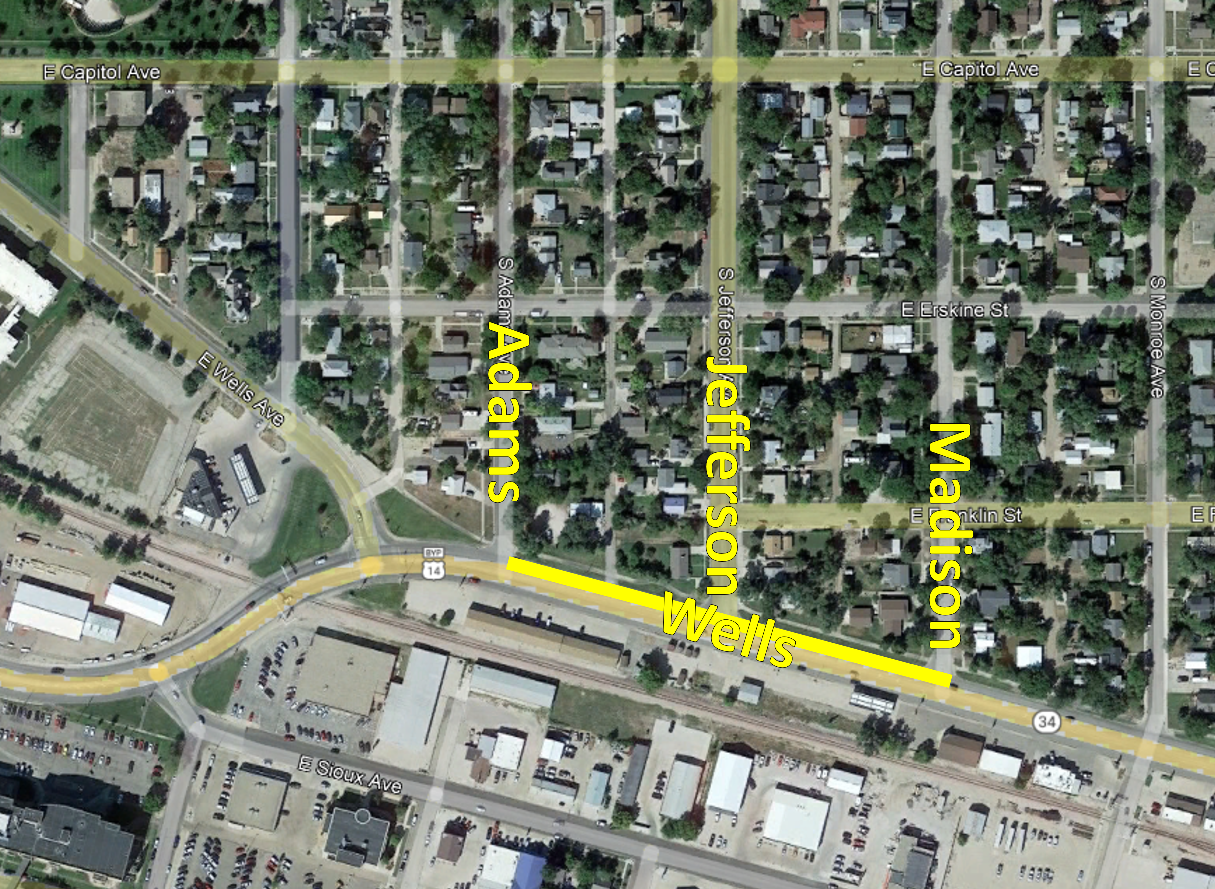 10.25.23_WELLS SEWER LINE CONSTRUCTION map