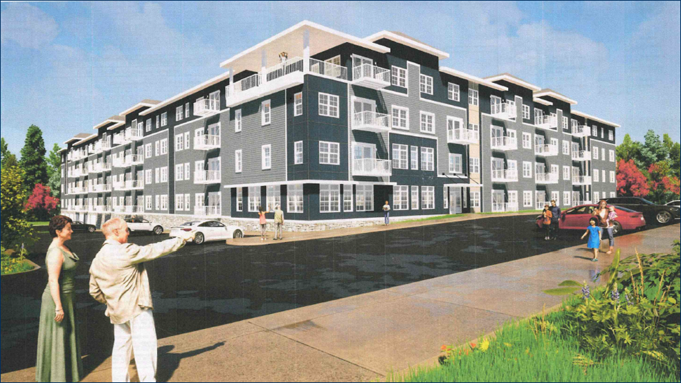 RENDERING OF ABBEY ROAD APARTMENT COMPLEX