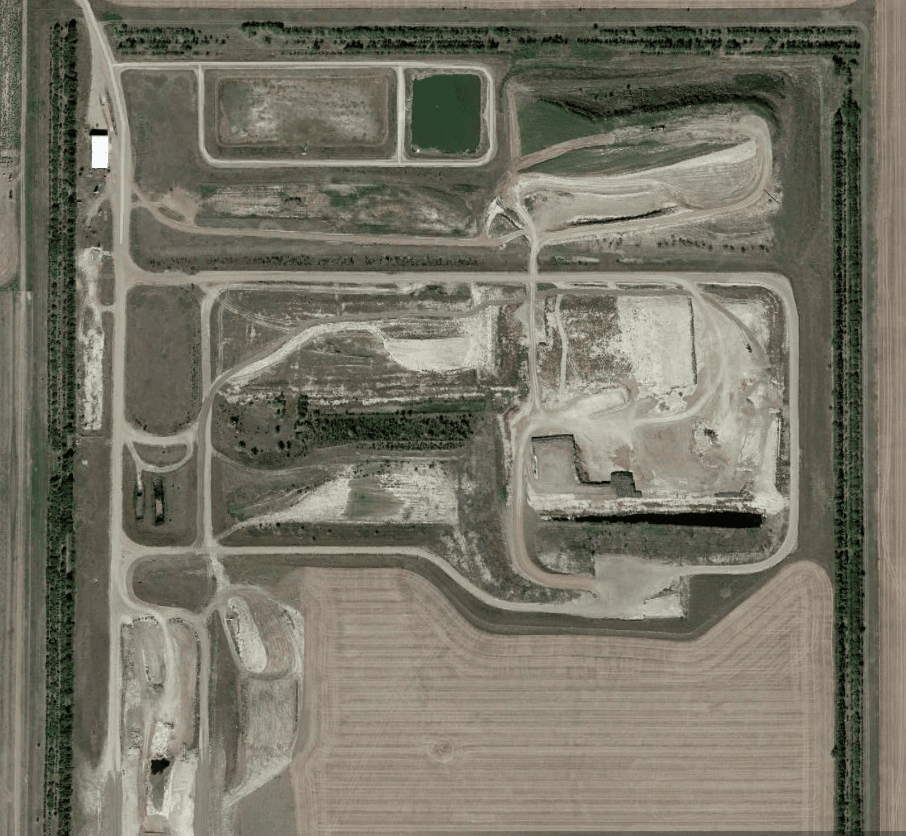 AERIAL IMAGE OF LANDFILL