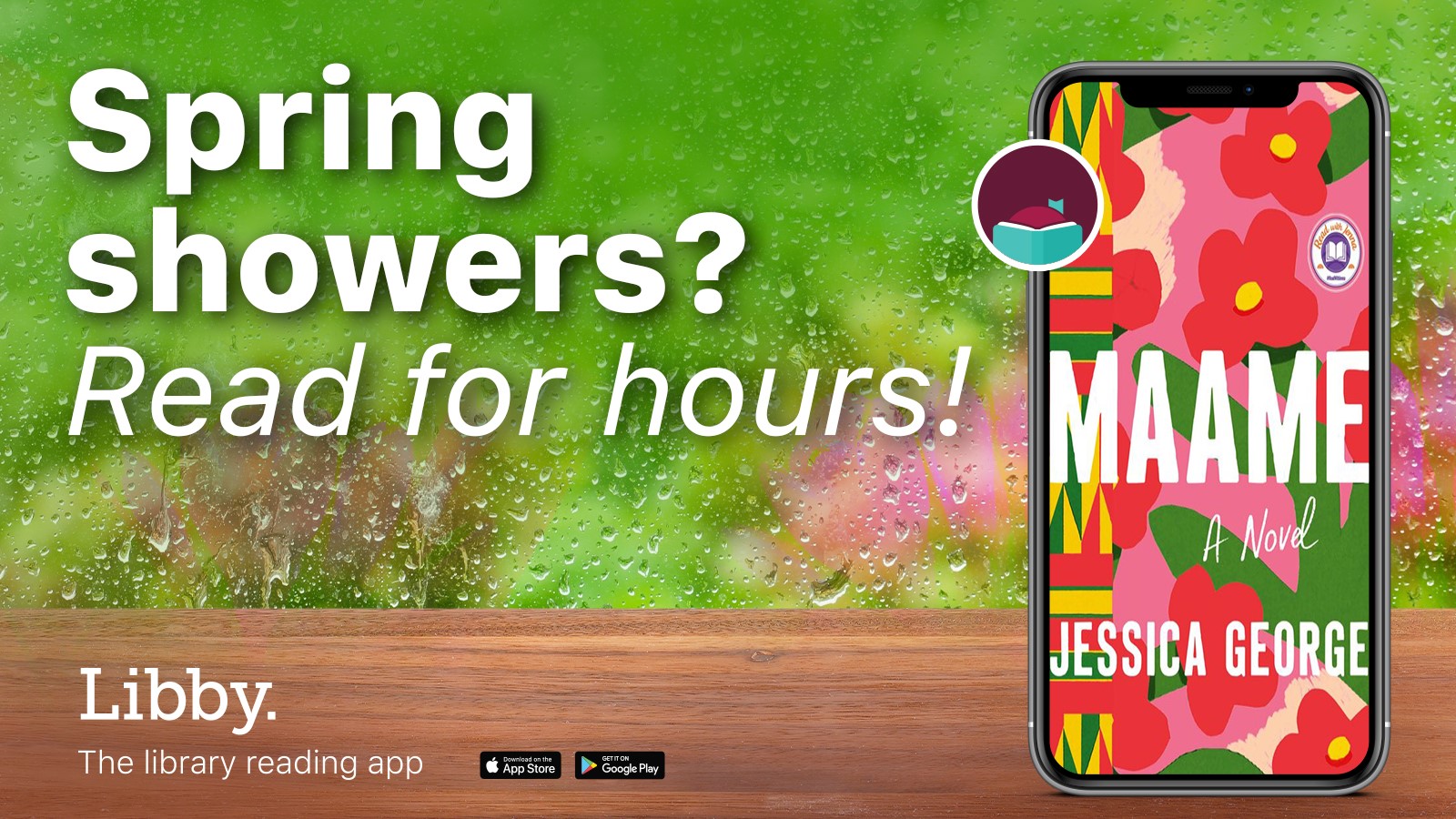 Spring Showers read for hours. Libby the library reading app