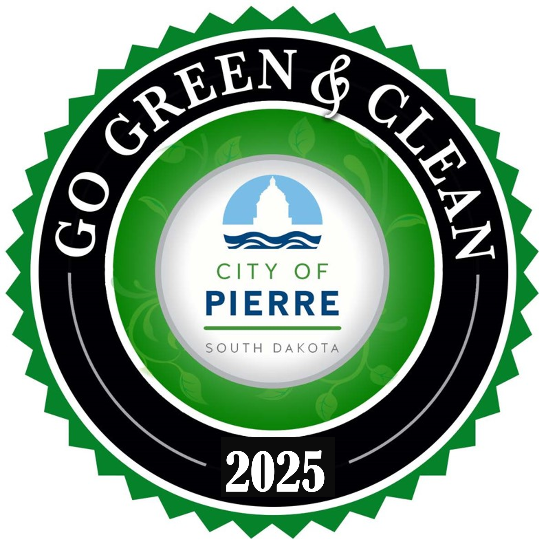 2025 GO GREEN AND CLEAN LOGO
