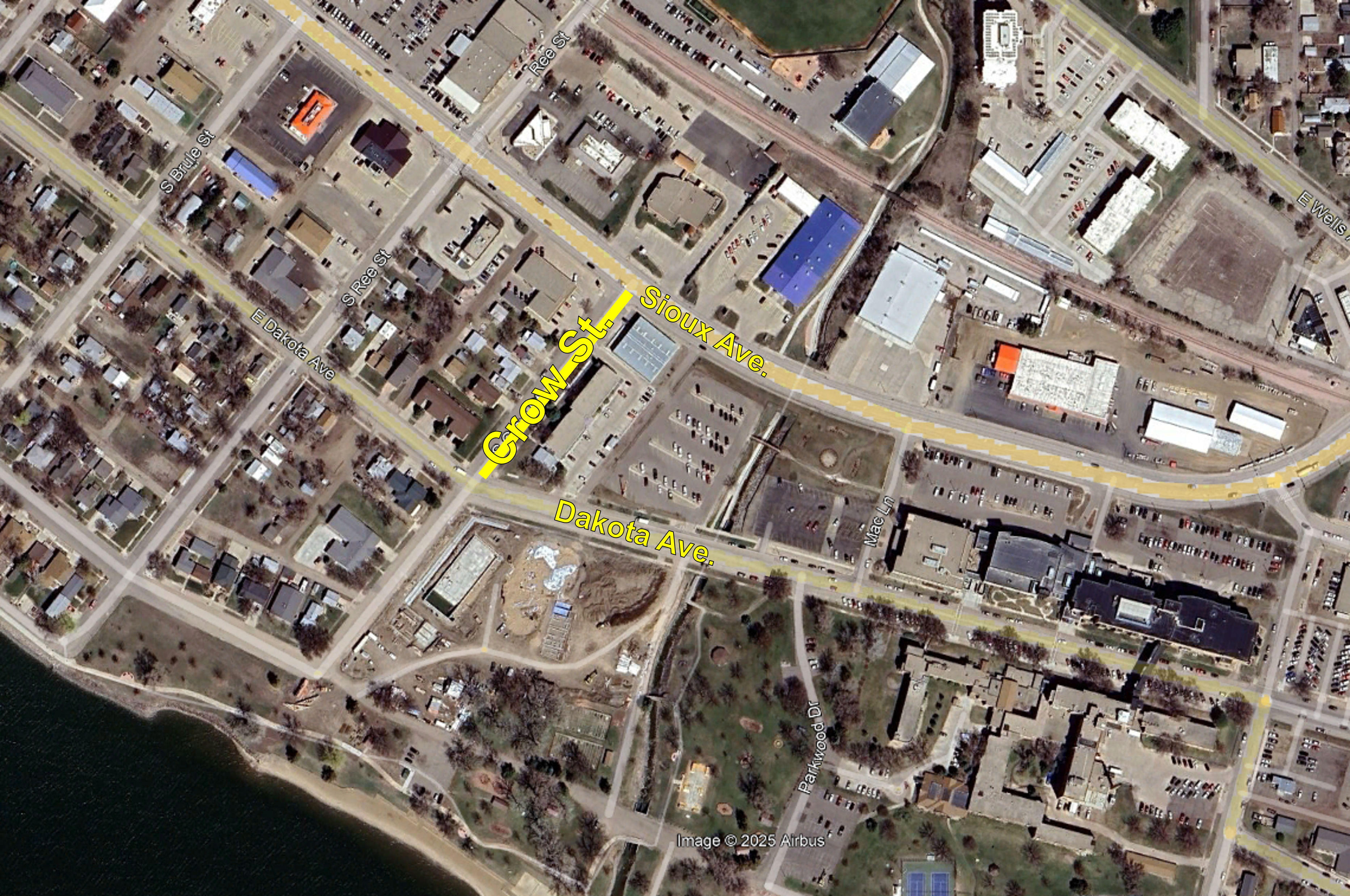 4.17.25_CROW STREET, SIOUX TO MISSIOURI, CLOSURE MAP