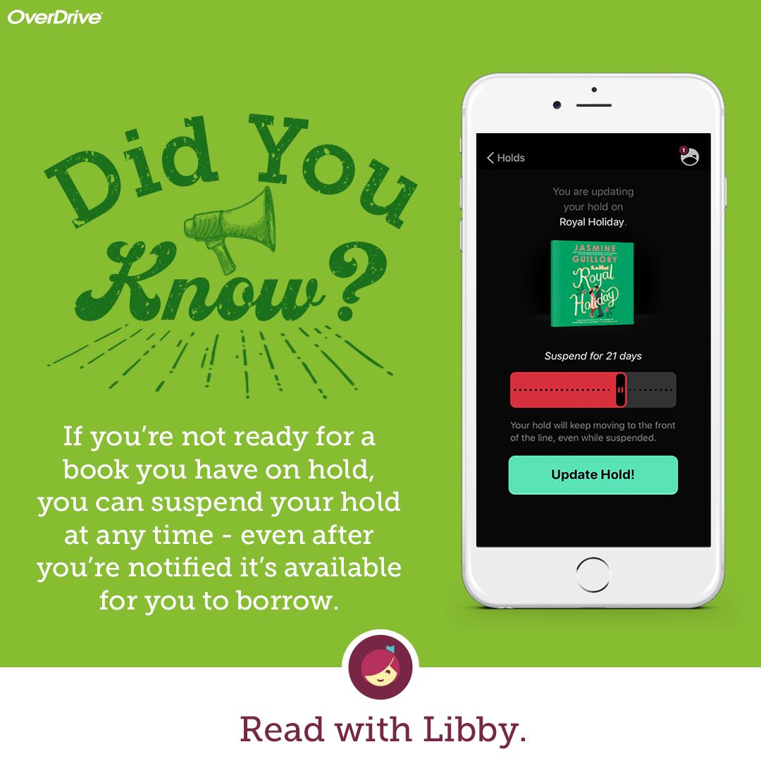 Did You Know - Libby. Holds Suspension.