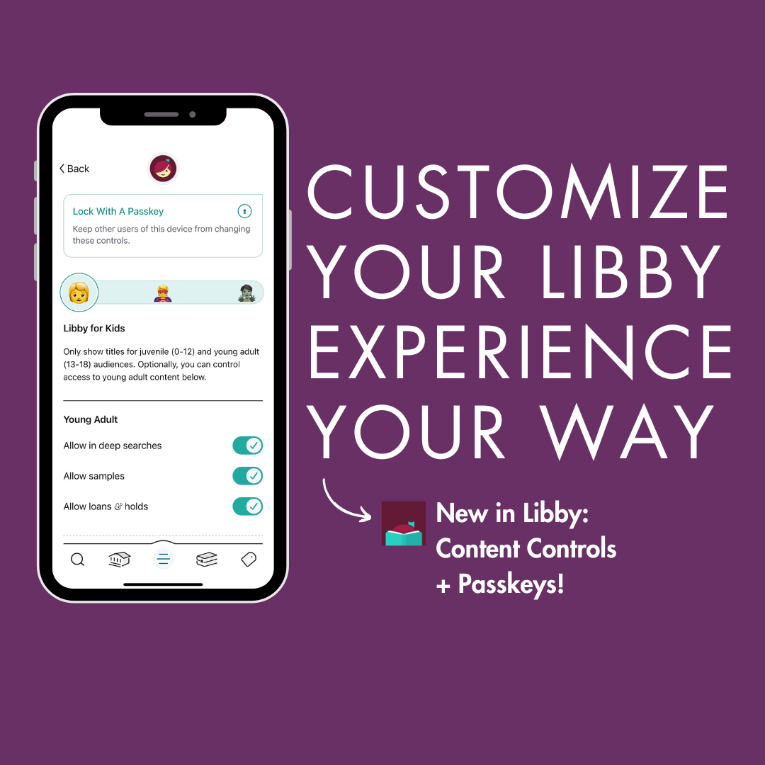 Customize Libby with passcodes