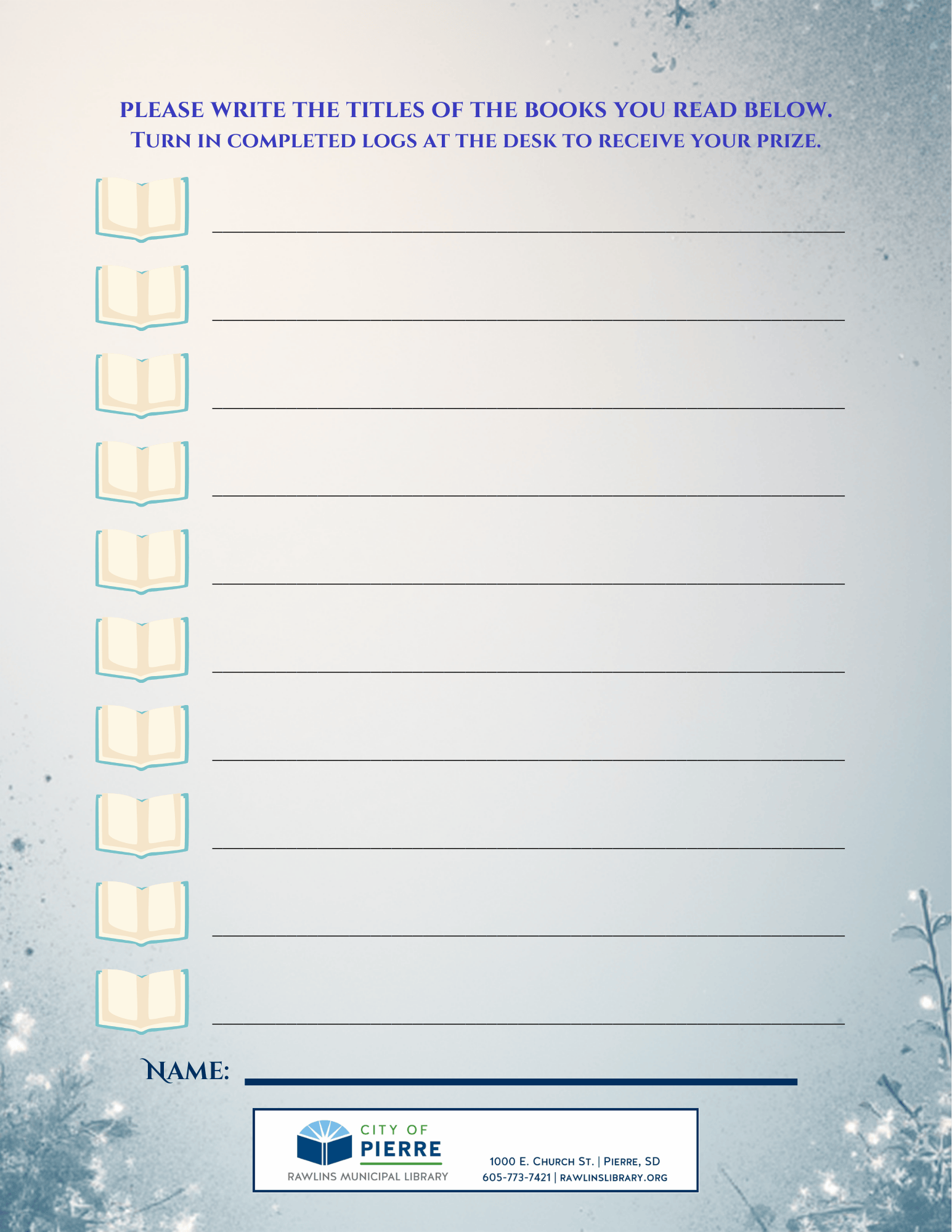 WinterReadingChallenge-Log