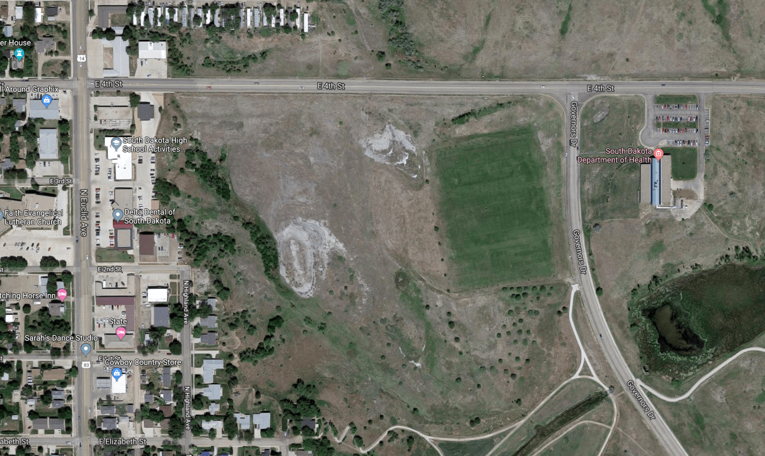 HILGERS SOCCER FIELDS MAP